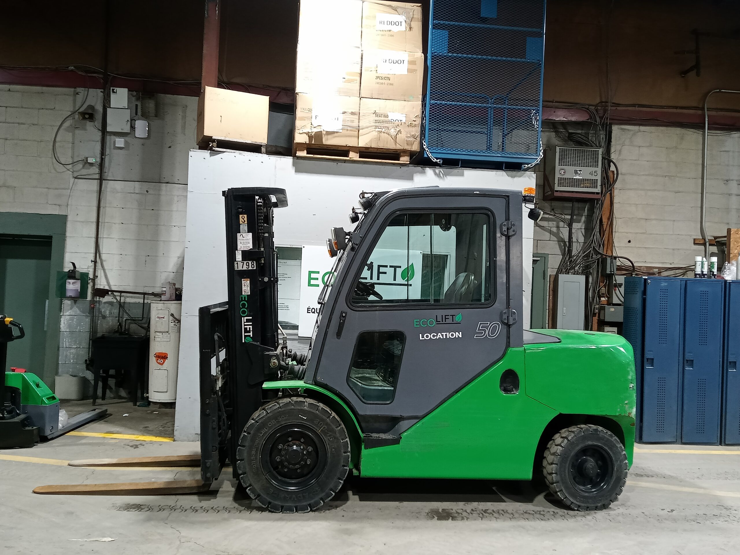 Chariot élévateur ECOLIFT 2FD50 usagé 10 000lb (unité 1798)