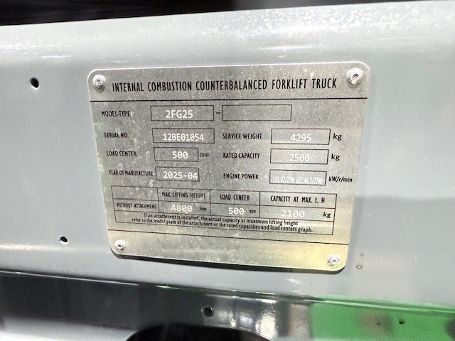 277 Ecolift 2fg25 Cab 5 Equipement L.d.l. Inc.