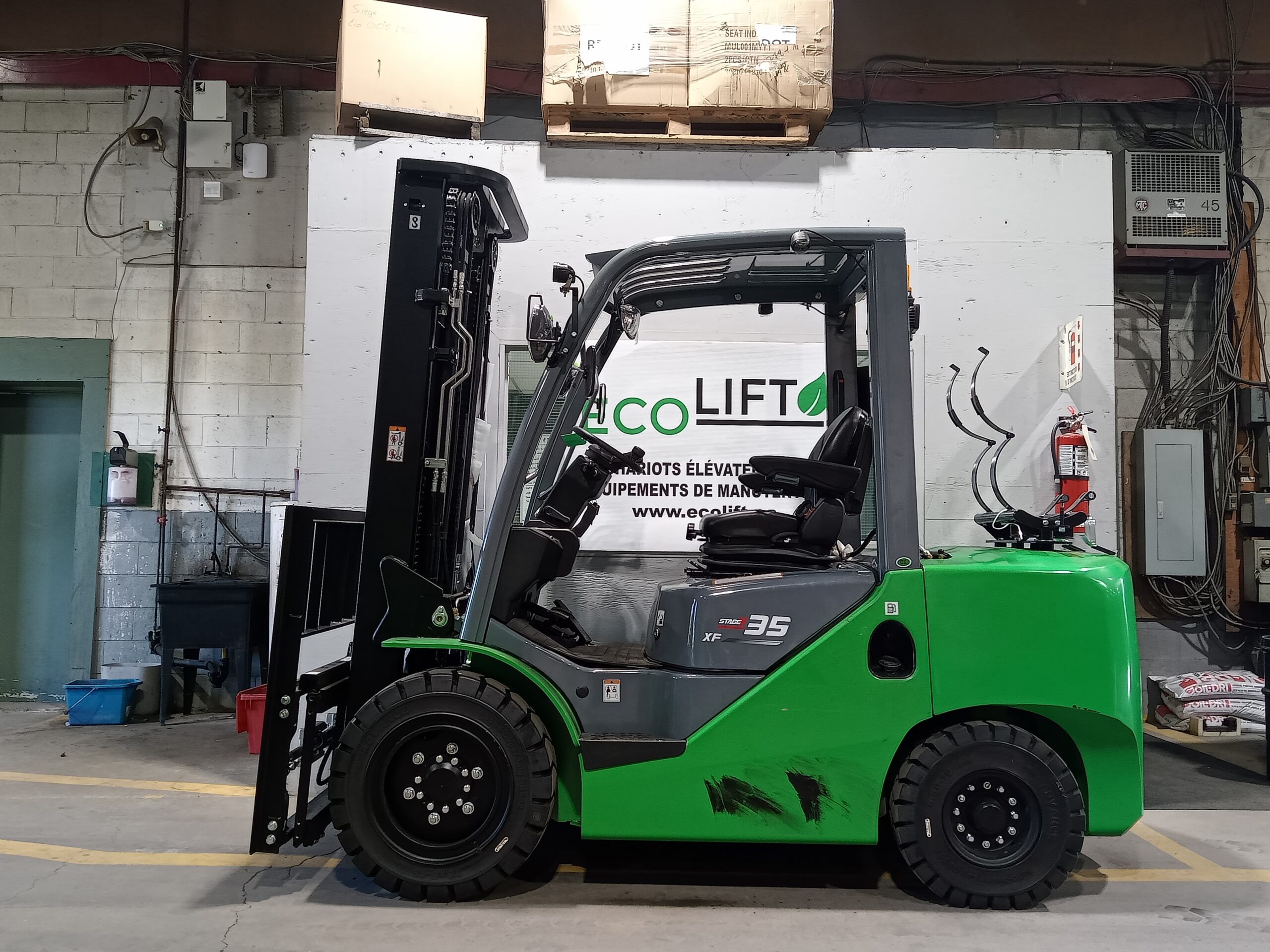 Chariot élévateur ECOLIFT 2FG35 7000lb (ECO-0279)